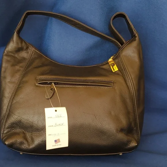 Bags by pinky brown genuine leather handbag new with tags - Picture 3 of 5